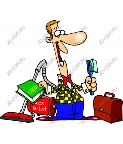 Funny cleaning and care