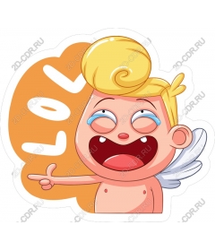  Bizarre cartoon angel LOL