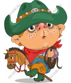 Adorable cartoon cowboy