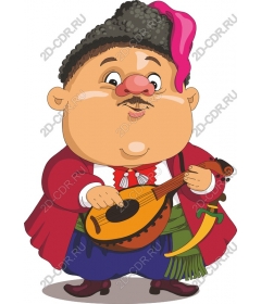 Fun folk musician