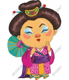 Charming Japanese geisha