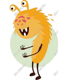  Bizarre cartoon monster