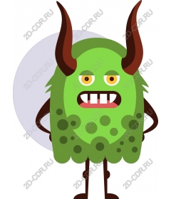 Green Mischievous Monster