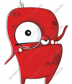  Fancy red monster