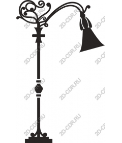  Elegant vintage street lamp