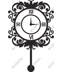 Vintage decorative clock