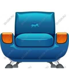  Cozy blue armchair