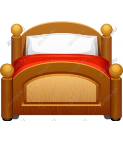  Cozy wooden bed