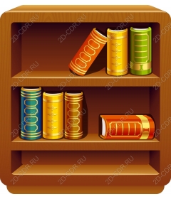  Bright wooden bookshelf