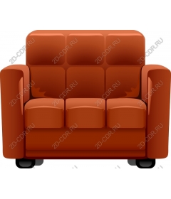  Cozy plush sofa