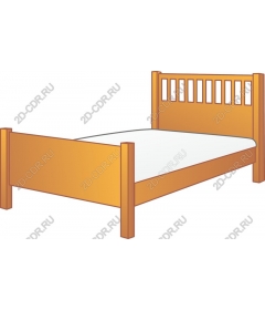  Classic wooden bed