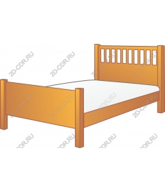  Classic wooden bed