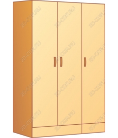  Three-door wardrobe