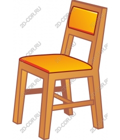  Bright wooden chair