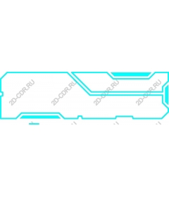 Futuristic line Aqua