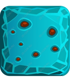 Stylized cell structure