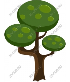  Stylized tree