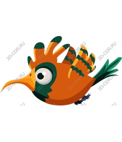  Bright whimsical bird