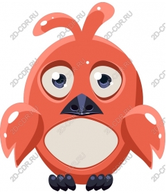  Charming red bird