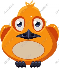  Fat orange bird
