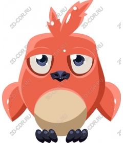  Fancy red bird