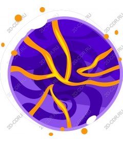  Bright abstract swirl