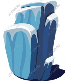  Stylized ice block