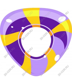  Colored swimming circle