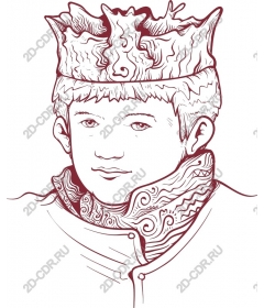  Bizarre the boy in the crown and scarf