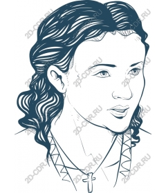  Elegant portrait of a woman
