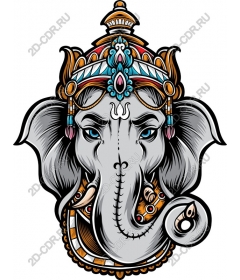 Magnificent ornate elephant