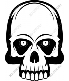  Stylized skull