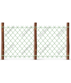 Wooden fence rustic