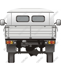  Classic truck rear view