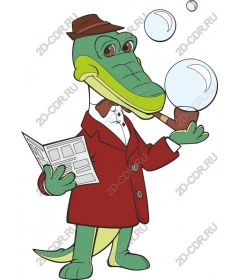  Charming character alligator