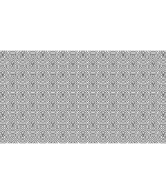 Seamless pattern with black and white swirls