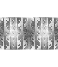 Zigzag geometric pattern - black and white