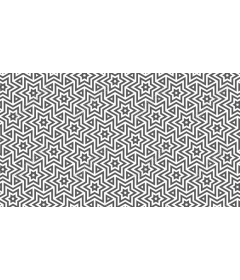  A unique pattern in the shape of a star
