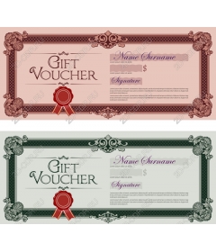  Elegant gift certificate