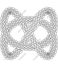  Elegant pattern with nodes