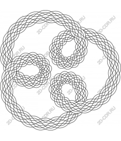  Elegant twisted circles