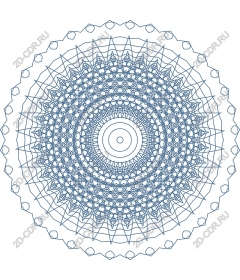  Complex geometric mandala