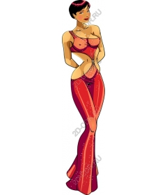  Elegant red dress