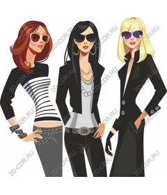  Chic, trendy trio