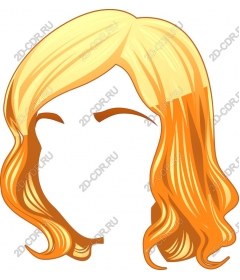 Wavy Golden-orange hairstyle