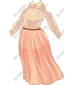  Elegant outfit polka dots