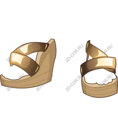  Chic wedge sandals