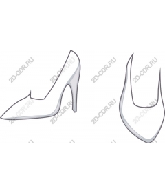  Elegant set of high heel shoes