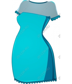 Turquoise dress