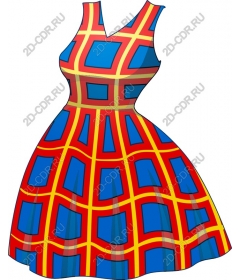  Bright stylish dress